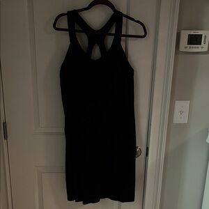 Lucy Black Cross-Back Women's Dress